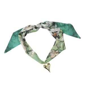 Virtue Jewelry Design Puff Heart Scarf Necklace NWT